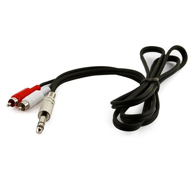 Cabo P10 Estereo Para 2 Rca - 15 Metros