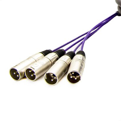 Multicabos Com Conectores Xlr 4 Vias Santo ângelo 10 Metros