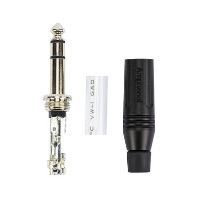Cabo P10 Para P10 Estereo Amphenol Black - 10 Metros