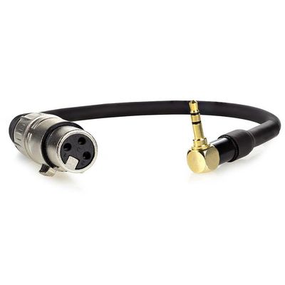 Cabo Adaptador P2 Estereo 90 Graus Para Xlr Femea - 1 Metro