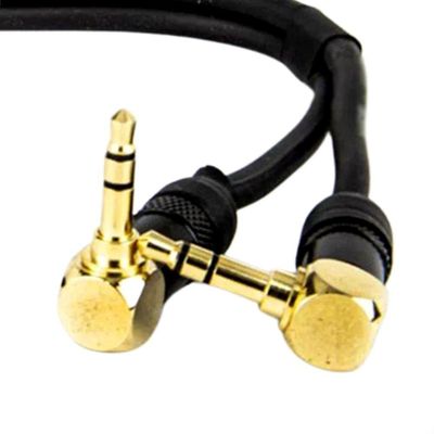 Cabo Adaptador P2 Mono Para 2 P2 Estereo 90° Graus - 30 Cm