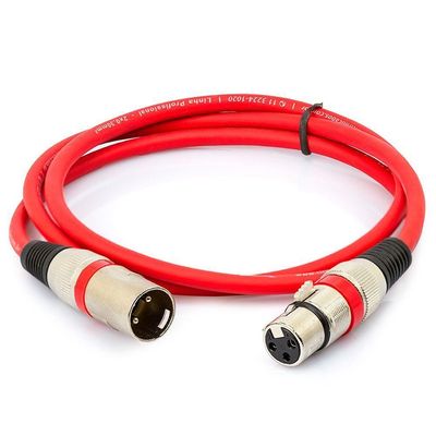 Cabo Canon Macho X Fêmea Balanceado Vermelho - 20 Metros
