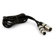 Cabo Canon Macho X Femea Balanceado Preto - 35 Metros