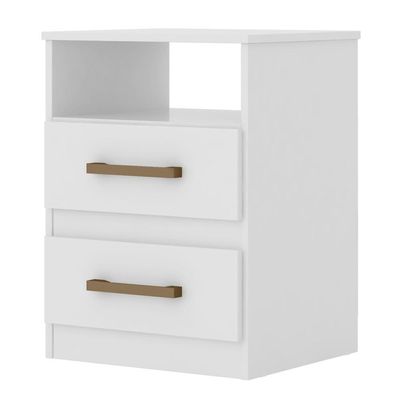 Mesa De Cabeceira Apolo Flex Branco/rosa/azul/lilás - Moval