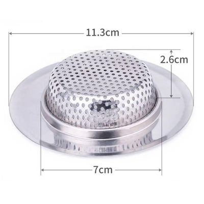 Ralinho Pia Inox Grande Com Borda 11 Cm Ralo Japonês