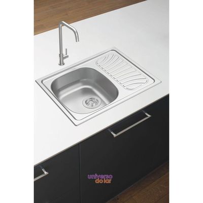 Cuba De Sobrepor Tramontina Alpha 34 R Aço Inox