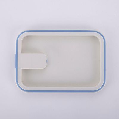Conjunto De Potes De Vidro Herméticos Retangulares - 6 Unidades - Tampa Com Alavanca