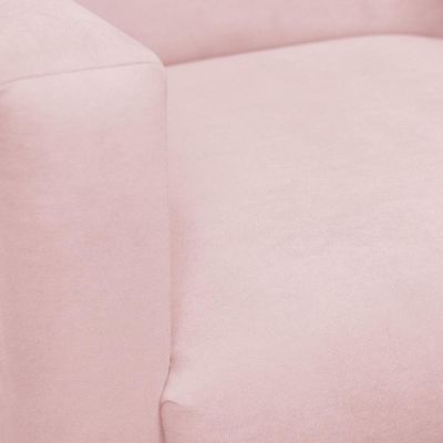 Poltrona Nina Sala Pés Em Madeira Herrero Rosa Bebê