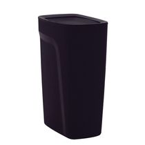 Lixeira Tramontina Compact Em Polipropileno Preto Com Tampa Basculante 10,5 L Tramontina