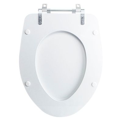 Assento Sanitário Tampa De Vaso Branco Resina Poliester Absolute Para Bacia Ideal Standard