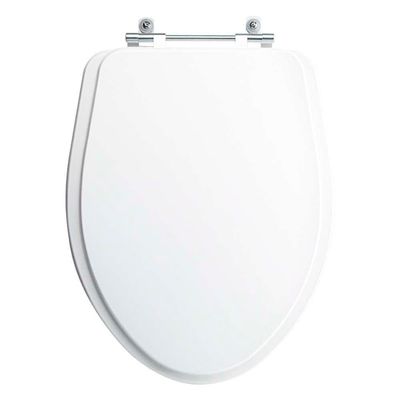Assento Sanitário Tampa De Vaso Branco Resina Poliester Victoria Para Bacia Ideal Standard