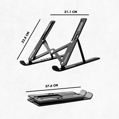Suporte Notebook Ajustável Ergonômico Dobrável Universal