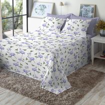 Jogo de Cama King Size 200 Fios Fiori - Emily (7699)