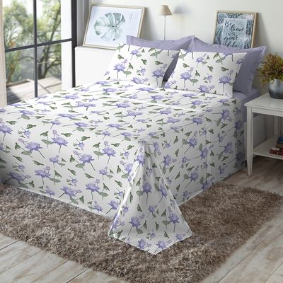 Jogo de Cama King Size 200 Fios Fiori - Emily (7699)