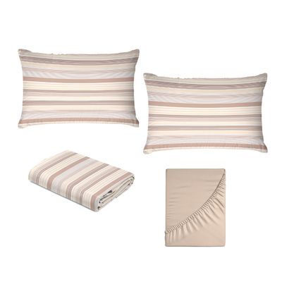 Jogo de Cama King Size 200 Fios Fiori - Bernardo (7311-1)