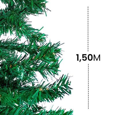 Árvore De Natal Pinheiro Luxo - Disponível Em 3 Tamanhos Tamanho:150cm