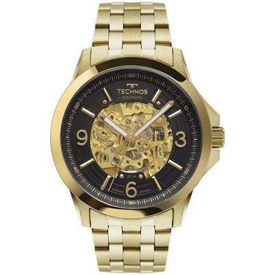 Relógio Technos Masculino Automático Dourado - 8n24ak/4p 8n24ak/4p