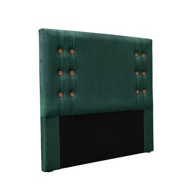 Cabeceira Cama Box Casal 140 Cm Gênova Veludo Verde S04 - D'rossi