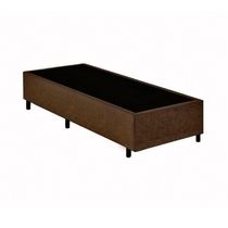 17484874704940 Base Box Blindado Solteirão Homequeen Suede Marrom 40x96x203