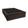 Cama Box Baú Casal Homequeen Suede Marrom 41x138x188
