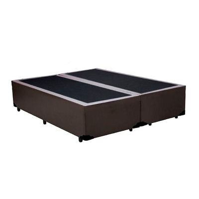 Base Box Queen Bipartido Homequeen Corino Marrom 40x158x198
