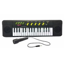 Mini Teclado Infantil 32 Teclas Musical Karaokê E Microfone