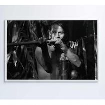 Quadro índio Caçando Na Amazônia Medidas 120x80 Cm Impressão Vidro Acrílico