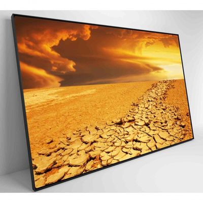 Quadro Por Do Sol No Deserto Medidas 90x60 Cm Impressão Adesivo Fotográfico