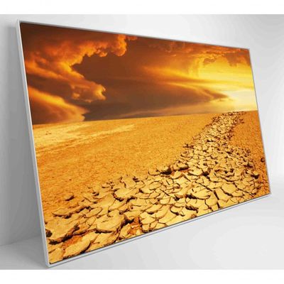 Quadro Por Do Sol No Deserto Medidas 90x60 Cm Impressão Adesivo Fotográfico