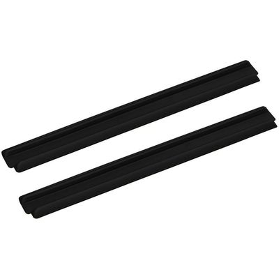 Kit 02 Protetores Veda Porta Poliéster Preto 80Cm