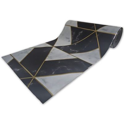 Passadeira Em Manta Vinilico Similar Laminado 0,50x4,00 Geometric