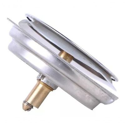 Ralo Cick Quadrado 10x10cm Inox - Brazhu