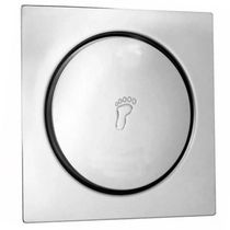 Ralo Cick Quadrado 10x10cm Inox - Brazhu