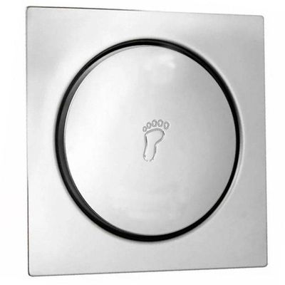 Ralo Cick Quadrado 10x10cm Inox - Brazhu
