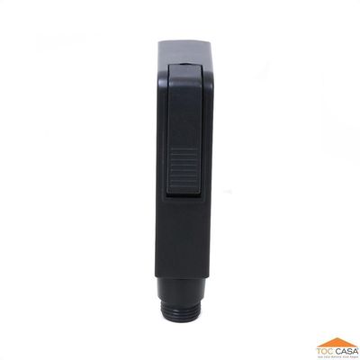 Gatilho Quadrado Para Ducha Higiênica Em Abs Preto Fosco