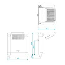 Chuveiro Lorenzetti Acqua Star Ultra Eletrônico Branco-cromado 220v