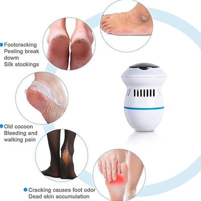 Lixa Elétrica Para Os Pés, Removedor De Calos, Moedor Portátil Para Adsorção A Vácuo