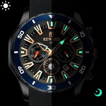 Relógio Pulso Design Luminoso Conógrafo A Prova D´Agua