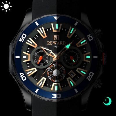 Relógio Pulso Design Luminoso Conógrafo A Prova D´Agua