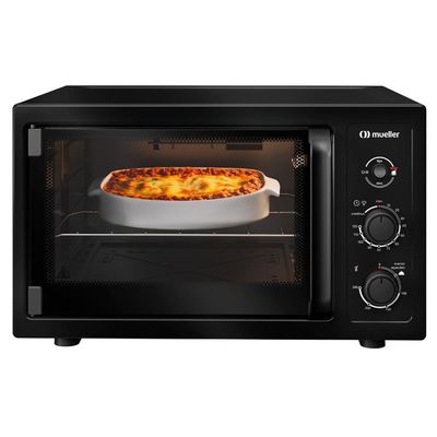 Forno Elétrico De Bancada Mueller 50L Com Grill MFB50B Preto 220V
