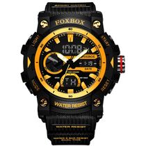 Relógio De Pulso Masculino Digital Led Esportivo Amarelo