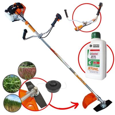 Kit Roçadeira Vulcan C-faca 2 Pontas E Carretel + óleo Stihl