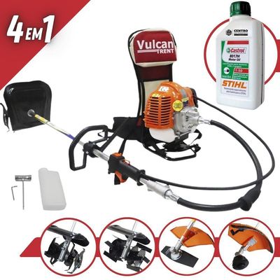 Roçadeira Costal C- óleo Stihl Vrc430 43cc Vulcan + Enxadas