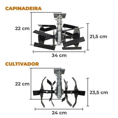 Roçadeira Costal P- Roçar Capinar E Cultivar + óleo Stihl