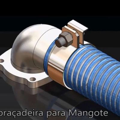 Abraçadeira Reforçada Para Mangote 8 213mm -225mm Arbyn