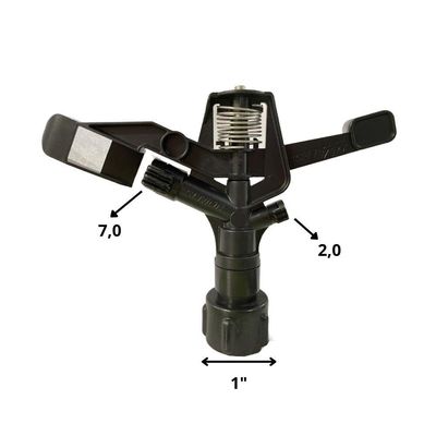 Aspersor Senior Asperjato Preto Tamanho Base 3/4"