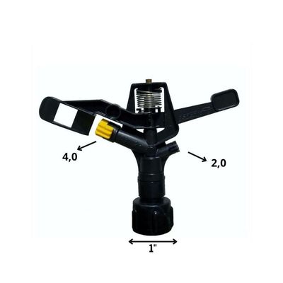 Aspersor Senior Asperjato Amarelo Tamanho Base 1"