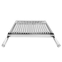 Grelha Argentina Parrila Inox 430 20x40 Prata 20x40