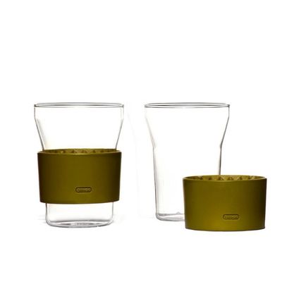 Conjunto 2 Taças Para Chá Suco Vidro 250ml Hotcool Iittala