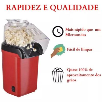 Pipoqueira Vintage Sem óleo Com